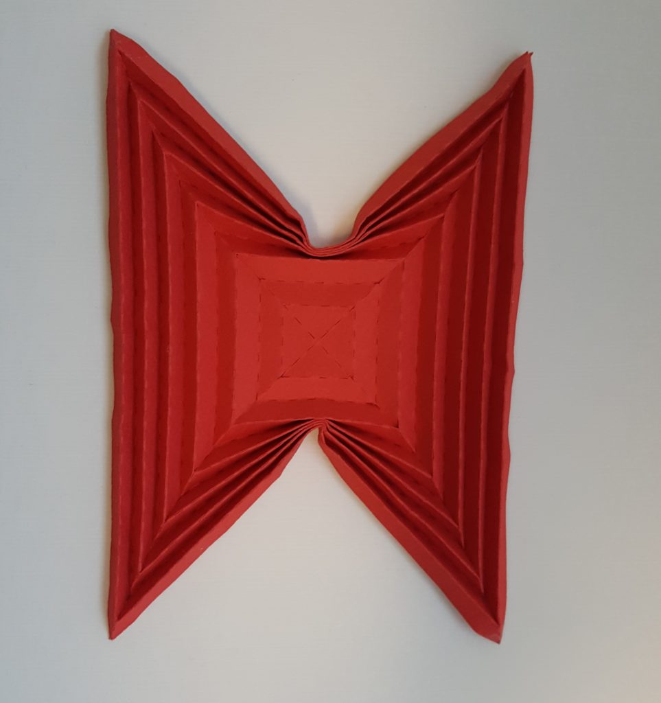 Red origami