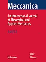 Meccanica: An International Journal of Theoretical and Applied Mechanics